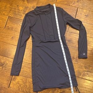 Athletea Gray Long Sleeve Athletic dress